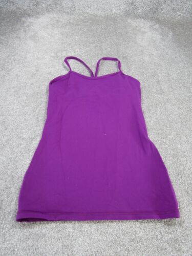 Lululemon Tank Top Womens 4 Purple Gym Training R… - image 1