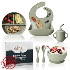 dahzii 6pc Silicone Baby Feeding Set