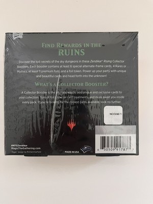 MTG Zendikar Rising Magic the Gathering Collector booster box Factory Sealed MTG Zendikar Rising Magic the Gathering Collector booster box Factory Sealed