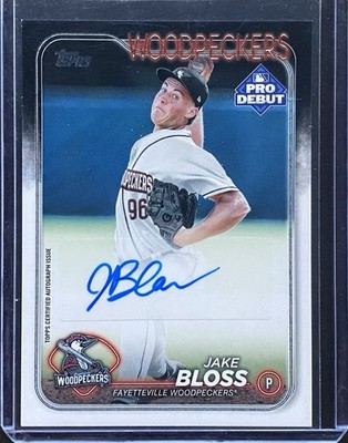 2024 Topps Pro Debut - Jake Bloss #PD-142 Autographs (AU, RC)