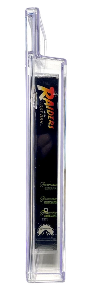 CGC 9.4 SEALED Raiders of the Lost Ark 1989 VHS V-Overlap Paramount A - Image 3 of 4