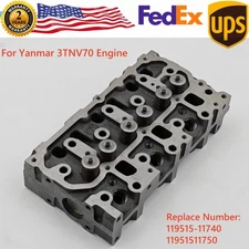 11951511750 119515-11740 For Yanmar 3TNV70 Engine NEW Complete Cylinder Head