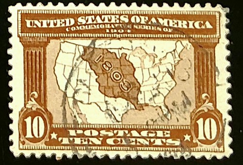 1¢ WONDER'S ~ US #327 SEHR GUTER GEBRAUCHTER LOUISIANA-KAUF ~ A126