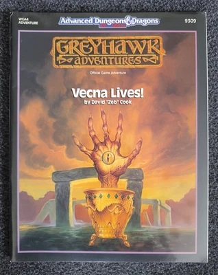 Dungeons & Dragons AD&D TSR WGA4 Greyhawk Vecna Lives! SW New Sealed Original - Bild 1 von 4