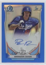 2014 Bowman Chrome Prospect Blue Refractor /150 Brandon Dixon #BCAP-BD Auto 0nr3
