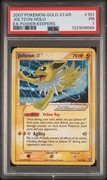 Pocket Scout - 2007 POKEMON EX POWER KEEPERS GOLD STAR #101 JOLTEON-HOLO PSA 1
