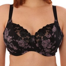 Ladies Gemm Underwired Bra Full Cup Plus Size Firm Hold Lace Large Non Padded Uk