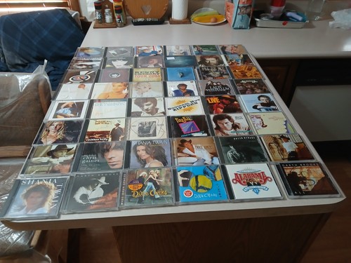 country music cd lot/48 Garth Brooks,Alabama,Firefall,Dixie Chicks,Eagles,Hank J