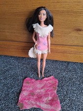 Mattel Doll Dressed In  Disney pocahontas outfit.
