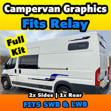 Fits Citroen Relay SWB LWB GRAPHICS STICKERS STRIPES DECALS DAY VAN CAMPER