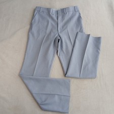 1970s Unbranded 34x32 Mens Slacks Trousers Houndstooth FLAW Bell Bottom