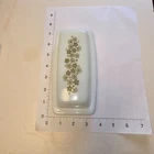 Vintage Pyrex Green Spring Blossom Crazy Daisy 7 inch Butter Dish w/Lid USA