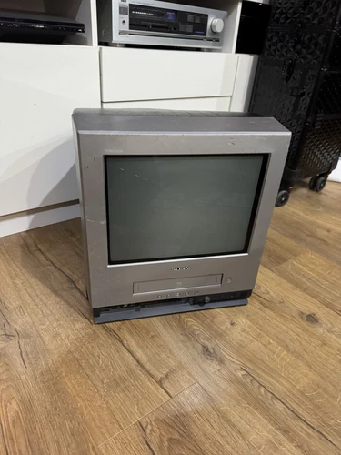 Sony Trinitron KV-14FV1U 14" VHS Combi Retro RGB Colour CRT TV Monitor