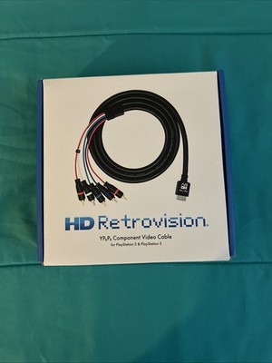 Hd Retrovision FSY-PS2-005 YPbPr Component Video Cable PS2/PS3