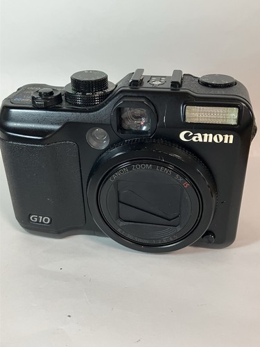 Canon PowerShot G10 14.7MP Digital Compact Camera Black English OK 7018004045 - Picture 3 of 24