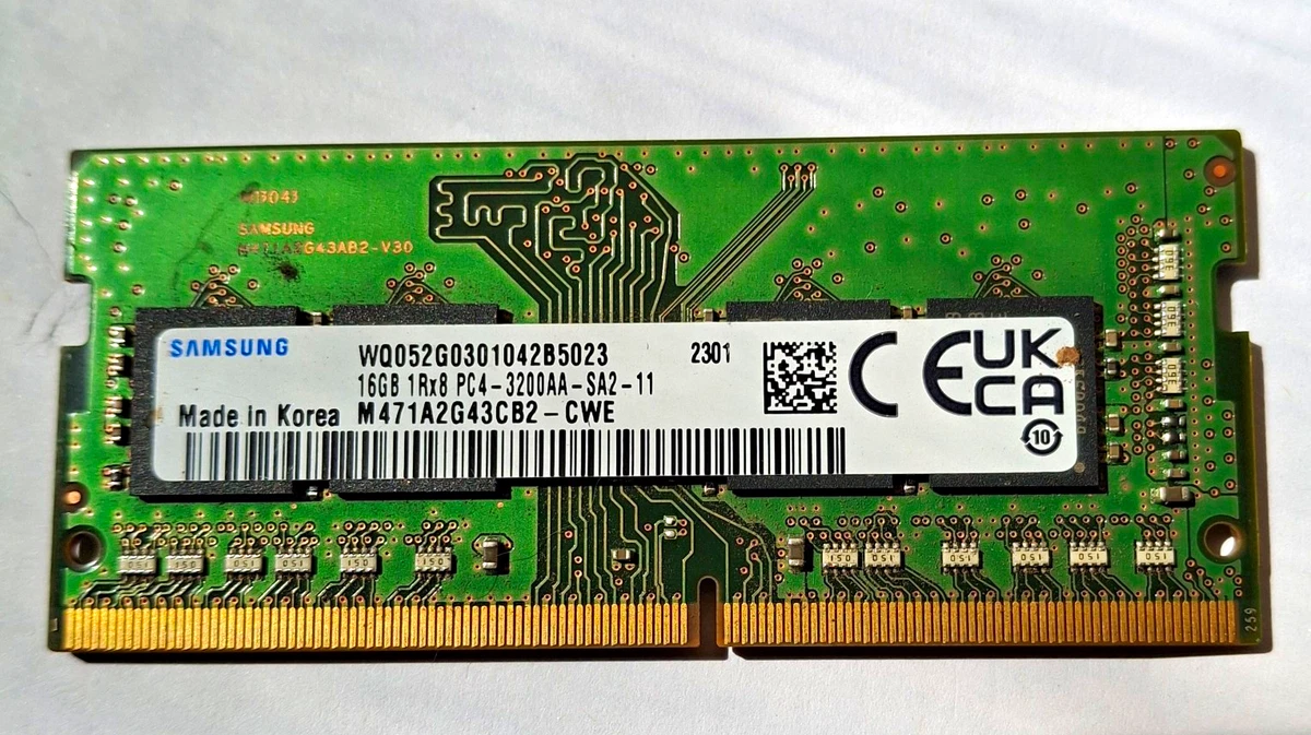 Samsung DDR4 SDRAM 16 GB Capacity per Module Memory (RAM) for sale
