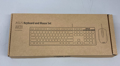 ASUS AW311 Keyboard And Mouse Set Corded Brand New