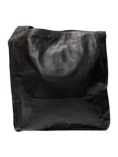 PRADA NAPPA TEC Leather Nylon Engraved Shoulder Bag Leather BLK B9080