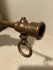 Nice antique brass gas sconce with shade holder. — photo 3