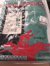 MCR Safety 388BFx4Chemical Rain Dominator .42mm Poly/PVC Pants Green 4x New