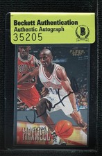 BAS 1996-97 Fleer Vernon Maxwell #82 Authentic Auto 3c7