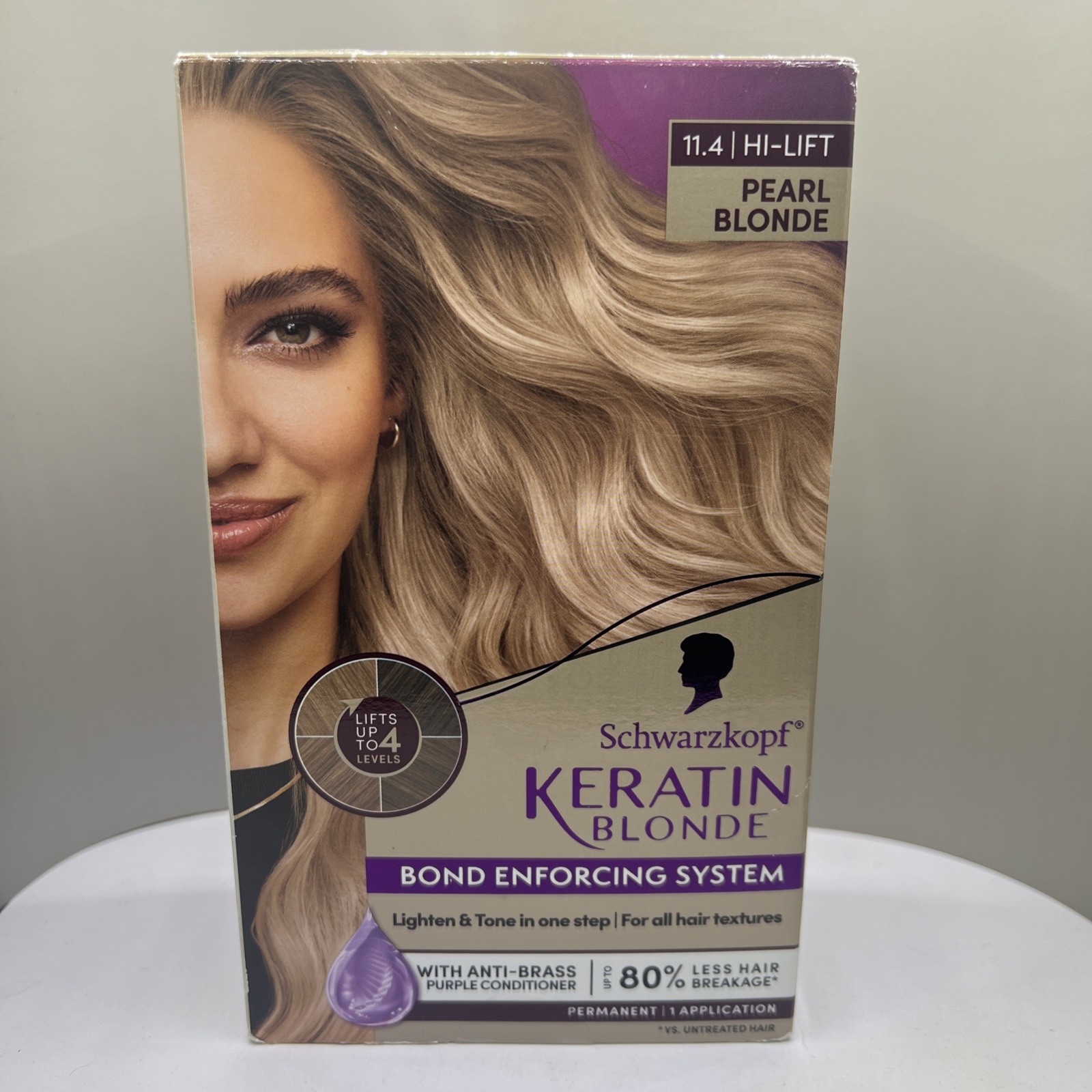 Schwarzkopf Keratin Blonde Permanent Hair Dye Pearl Blonde 1