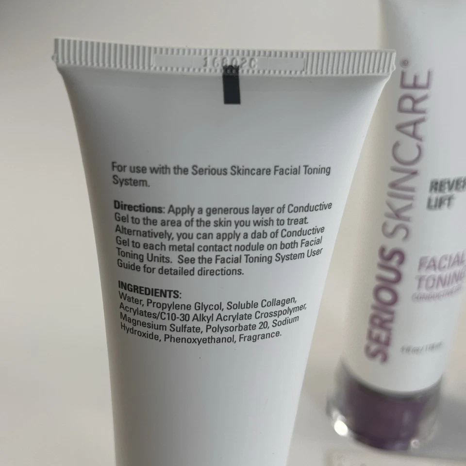 Gel conductor tonificante facial lifting inverso cuidado de la piel serio 4 floz lote de 3 NUEVO Foto 4 de 4