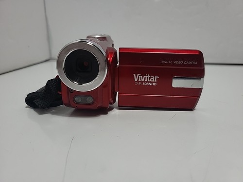 Vivitar Digital Video Camera 508NHD Full HD 1080 8.1 MP Tested Working Nice