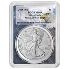2025 (W) $1 1-oz American Silver Eagle PCGS MS69 Eagle Frame