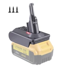 Adapter Suitable for Dyson V7 & V8 Convert for Dewalt 20V Batteries, for Dyso...
