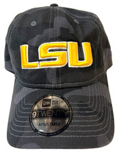 LSU Tigers NCAA NE Core Classic Adjustable Hat~ Gray Camo