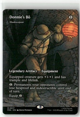 Donnie's Bo (Borderless) M Teenage Mutant Ninja Turtles PZA 0017 Regular NM