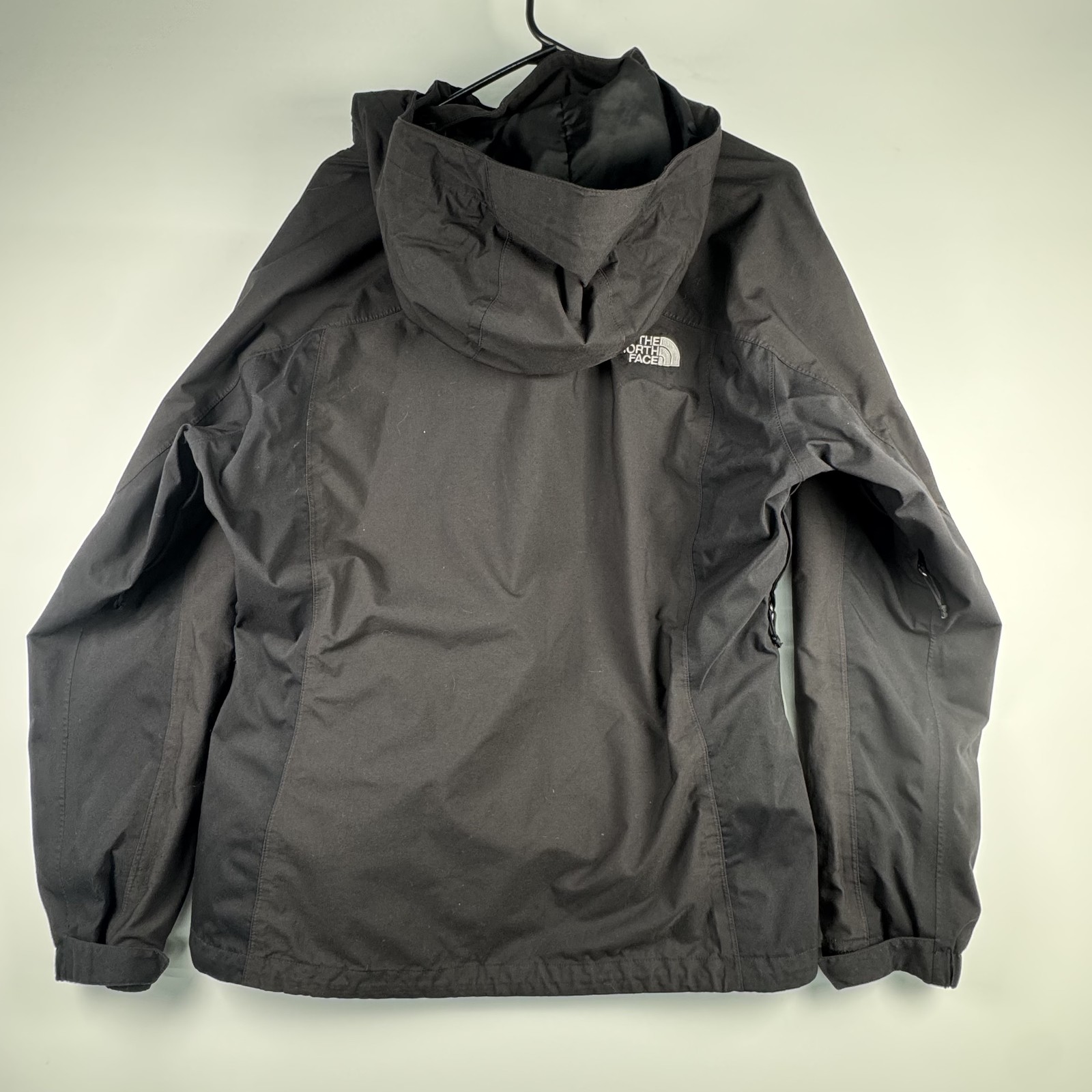 The North Face Women's HyVent Waterproof Hooded Rain Jacket Black Size XL thumbnail 6