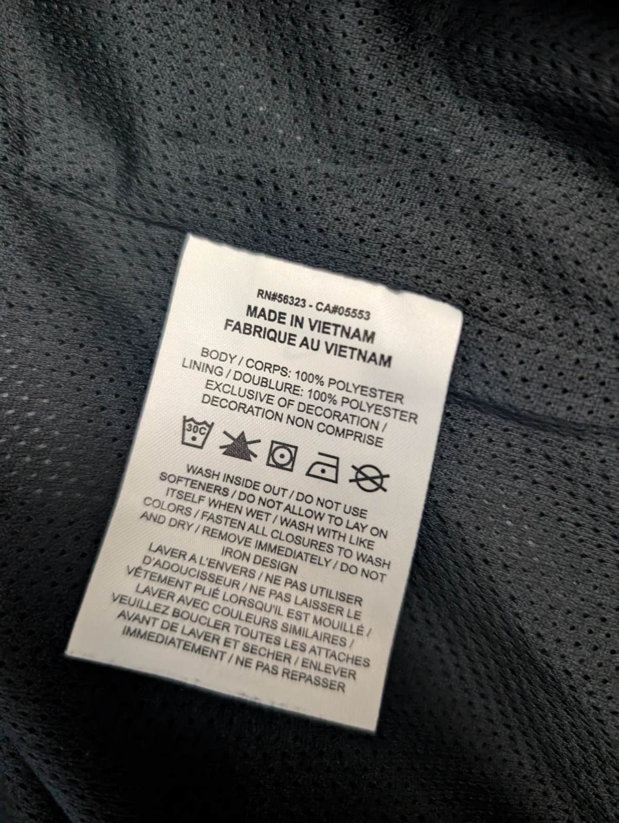 Nike Rare Windbreaker Windrunner Jacket Black Lar… - image 7