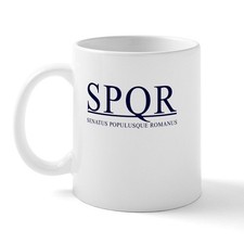CafePress Roman SPQR Mug 11 oz Ceramic Mug (127179071)