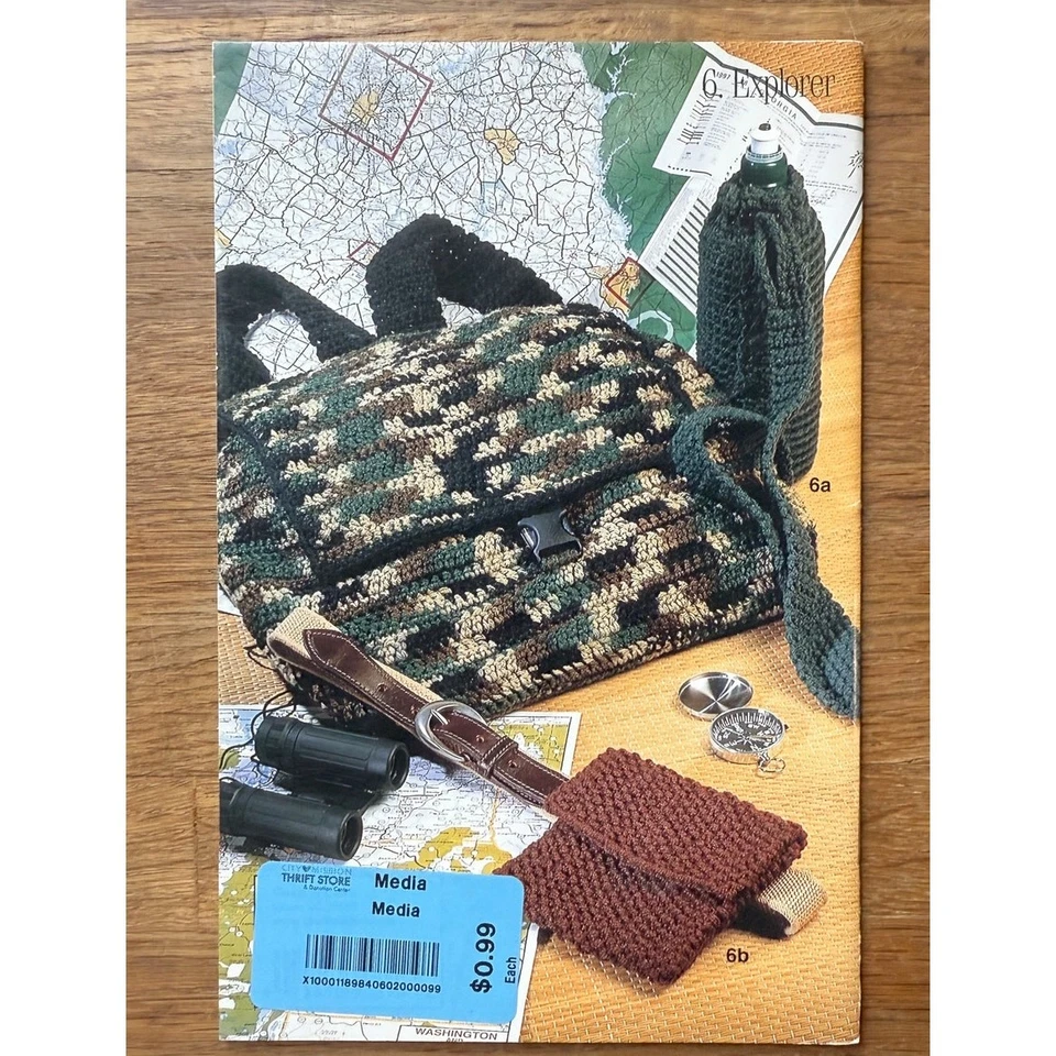 Lot of 3 Red Heart Knit & Crochet Pattern Booklets Vintage - Image 4 of 4