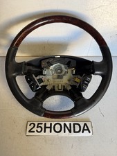 00-02 Acura MDX TL CL Factory Optional Wood Steering Wheel Rare OEM JDM Black