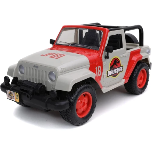 JURASSIC WORLD JEEP RADIOCONTROL 1:16 Jada Toys Radiocomando Modellino Nuovo - Immagine 3 di 4