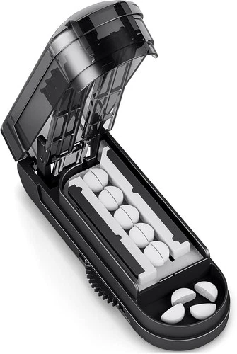 Pill Cutter Tablet Splitter Adjustable for Small & Large Pills Fast Easy Cut