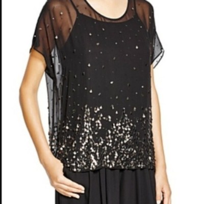 eileen fisher sequin top