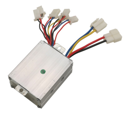 24V 500W 8-Head Brossé Contrôleur de Vitesse Moteur pour Vélo Électrique Scooter Vélo