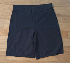 IZOD Navy Blue School Uniform Bermuda Shorts - Unisex Size 18 30 X 10