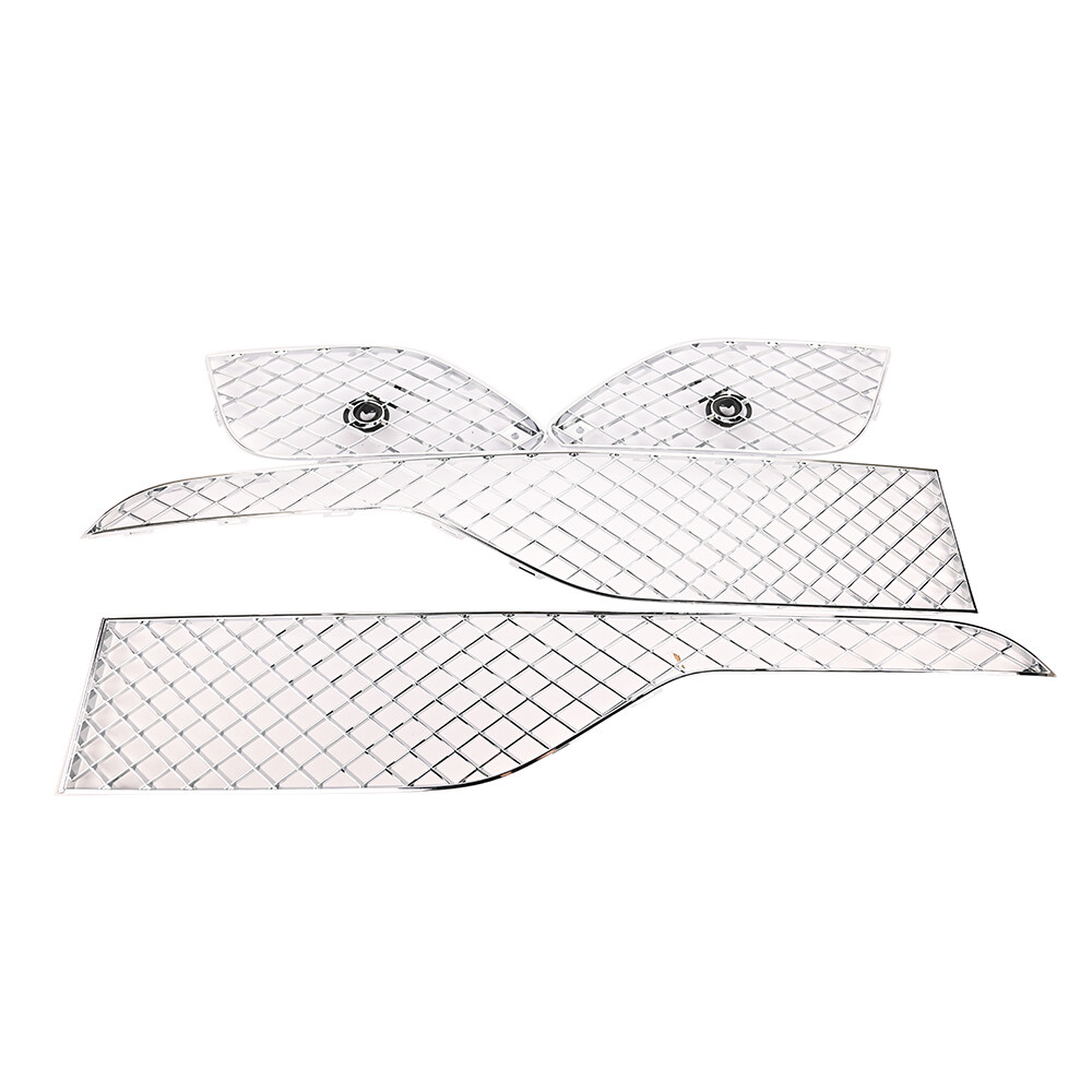 For Bentley Continental 6.0 Gt & Gtc Front Chrome Bumper Grill Set