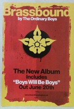 THE ORDINARY BOYS "Brassbound" ~ Magazine Page PRINT AD 2005