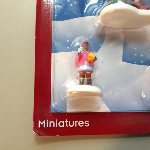 Juego de 3 estatuillas de Navidad en miniatura Cobblestone Corners Winter Village - Imagen 2 de 5