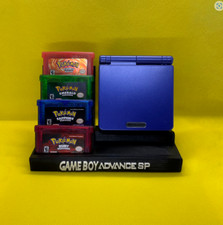 GAMEBOY ADVANCE SP HOLDER WITH 4X CART HOLDERS - DISPLAY ONLY