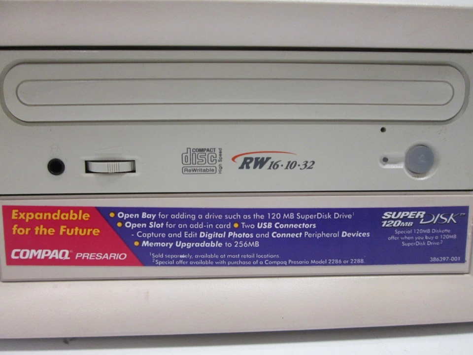 COMPAQ PRESARIO 2286 VINTAGE UNTESTED - Image 4 of 4