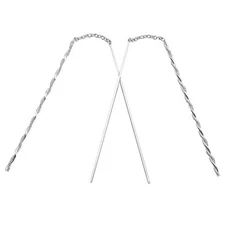 Twist Bar Threader Earrings in SOLID 925 Sterling Silver - NEW!