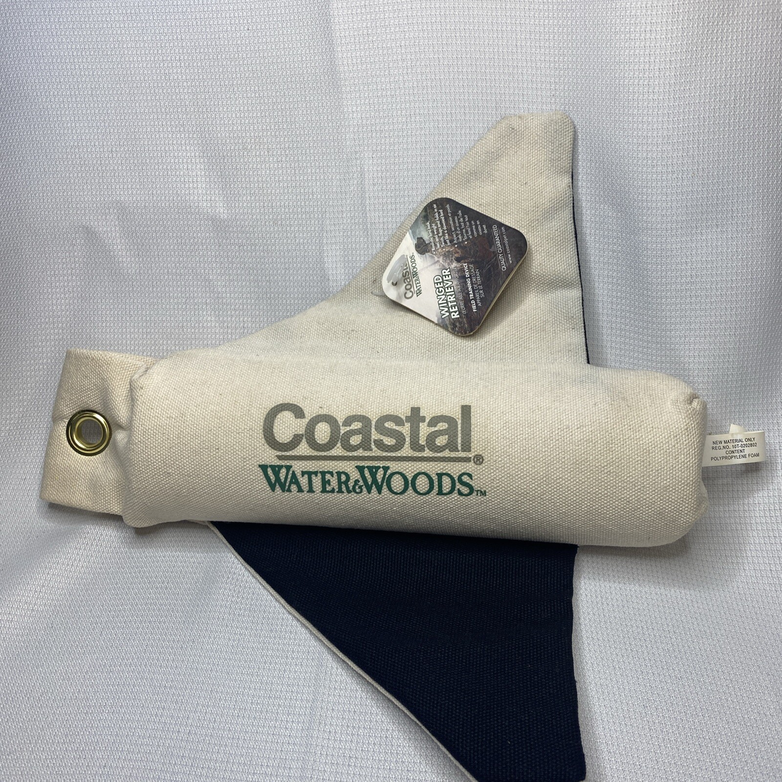 Dog Toy Coastal Water & Woods Canvas Winged Retriever Traini
