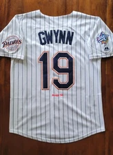 MENS TONY GWYNN SAN DIEGO PADRES 98 RETRO JERSEY WHITE S M L XL XXL world series
